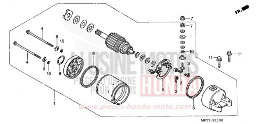 MOTEUR DE DEMARRAGE CBF500A6 de 2006